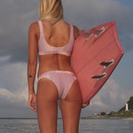 Ninefoot Studio Nusa Surf Bikini Bottom in Sunrise Print | Bottoms