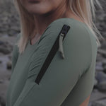 Ninefoot Studio Guadalupe Surf One Piece in Army Green | One piece
