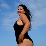 Ninefoot Studio Mawi One Shoulder Surf Swimsuit in Black | One piece