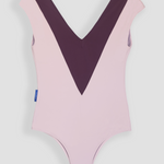 Ninefoot Studio Dreamland Surf One Piece in Nude & Burgundy | One piece