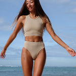 Ninefoot Studio Ekas Surf Bikini Top in Mosaico |