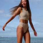 Ninefoot Studio Ekas Surf Bikini Top in Mosaico |