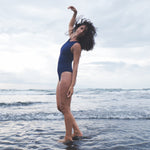 Ninefoot Studio Kedungu surf onepiece Navy Blue | One piece
