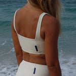 Ninefoot Studio Nyang-Nyang Surf Bikini Bottom in Off White | Bottoms