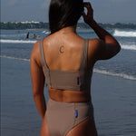 Ninefoot Studio Lakey Surf Bikini Top In Tripoli | Tops