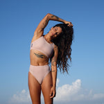 Ninefoot Studio Nyang-Nyang Surf Bikini Bottom in Nude | Bottoms