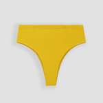 Ninefoot Studio Nyang-Nyang Surf Bikini Bottom in Yellow Illusion | Bottoms