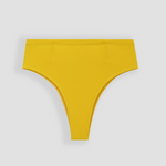 Ninefoot Studio Nyang-Nyang Surf Bikini Bottom in Yellow Illusion | Bottoms