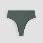 Ninefoot Studio Nyang-Nyang Surf Bikini Bottom in Army Green | Bottoms