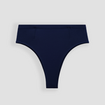Ninefoot Studio Nyang-Nyang Surf Bikini Bottom in Navy Blue | Bottoms
