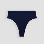 Ninefoot Studio Nyang-Nyang Surf Bikini Bottom in Navy Blue | Bottoms