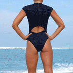 Ninefoot Studio Marosi surf swimsuit onepiece in Black | One piece