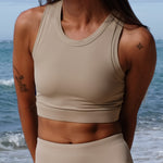 Ninefoot Studio Ekas Surf Bikini Top in Mosaico |